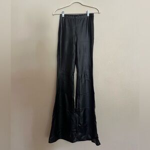 Windsor Black Flare For You Faux Leather Pants Size Small